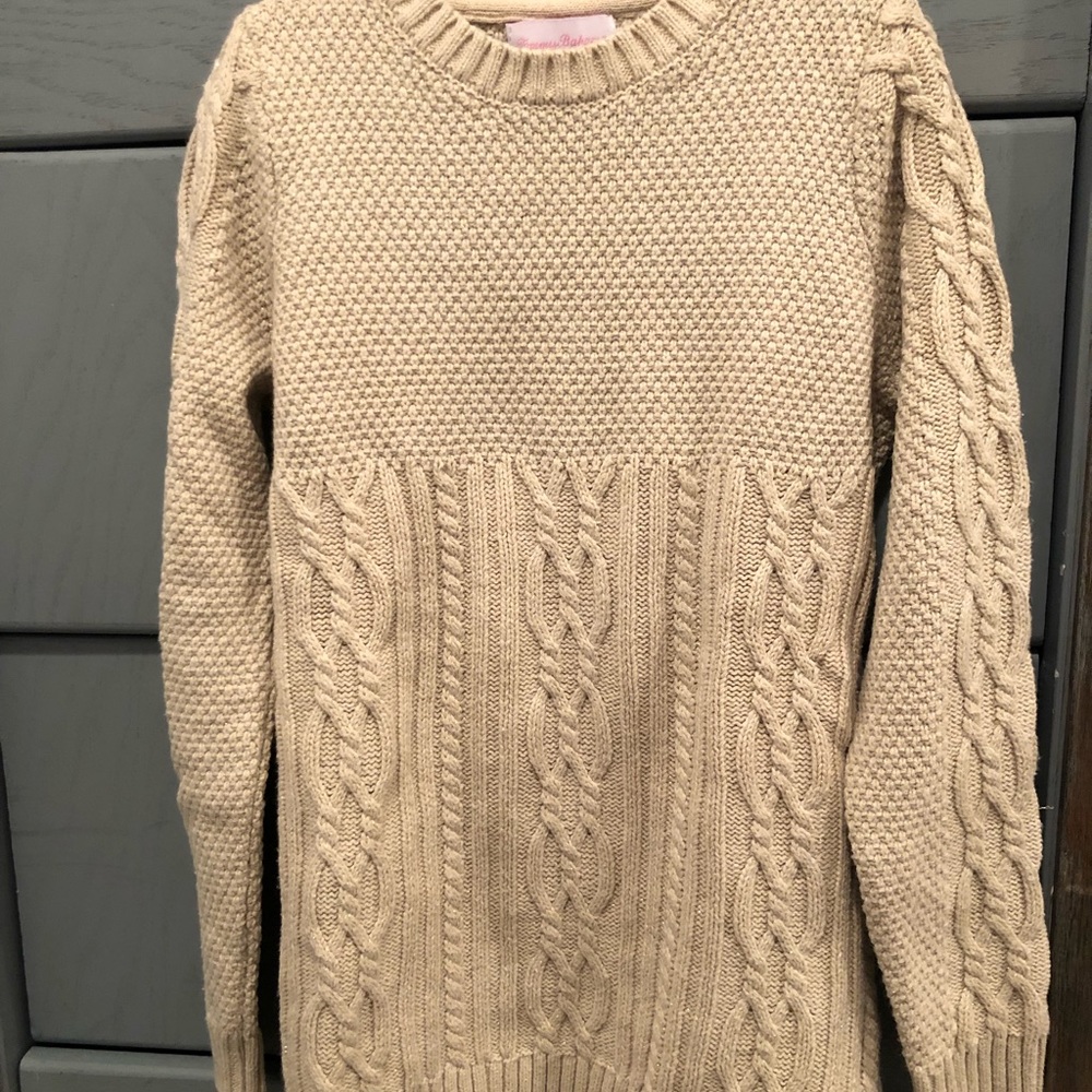 Cable sweater